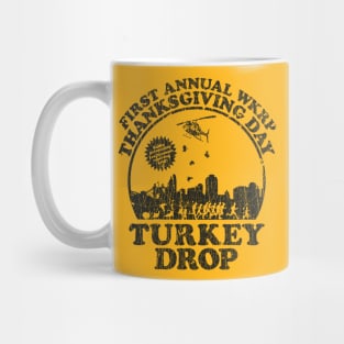 VINTAGE -  WKRP TURKEY DROP BLACK Mug